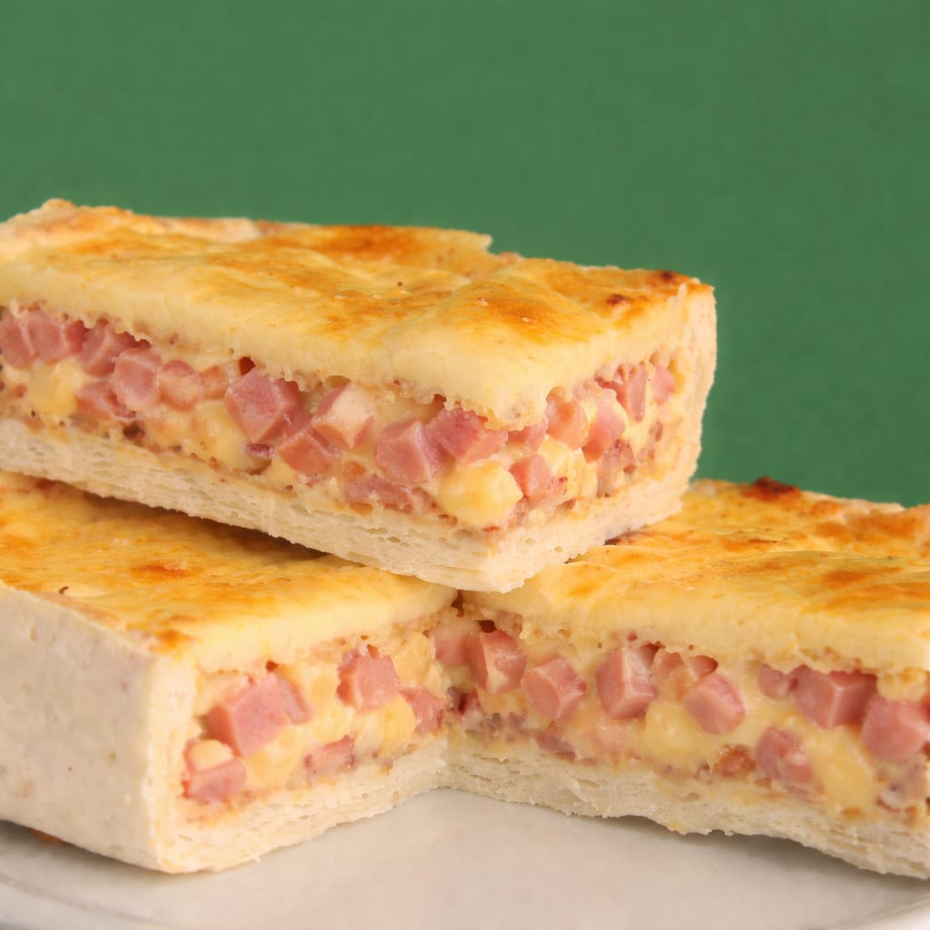 Tarta individual de jamón y queso x300g