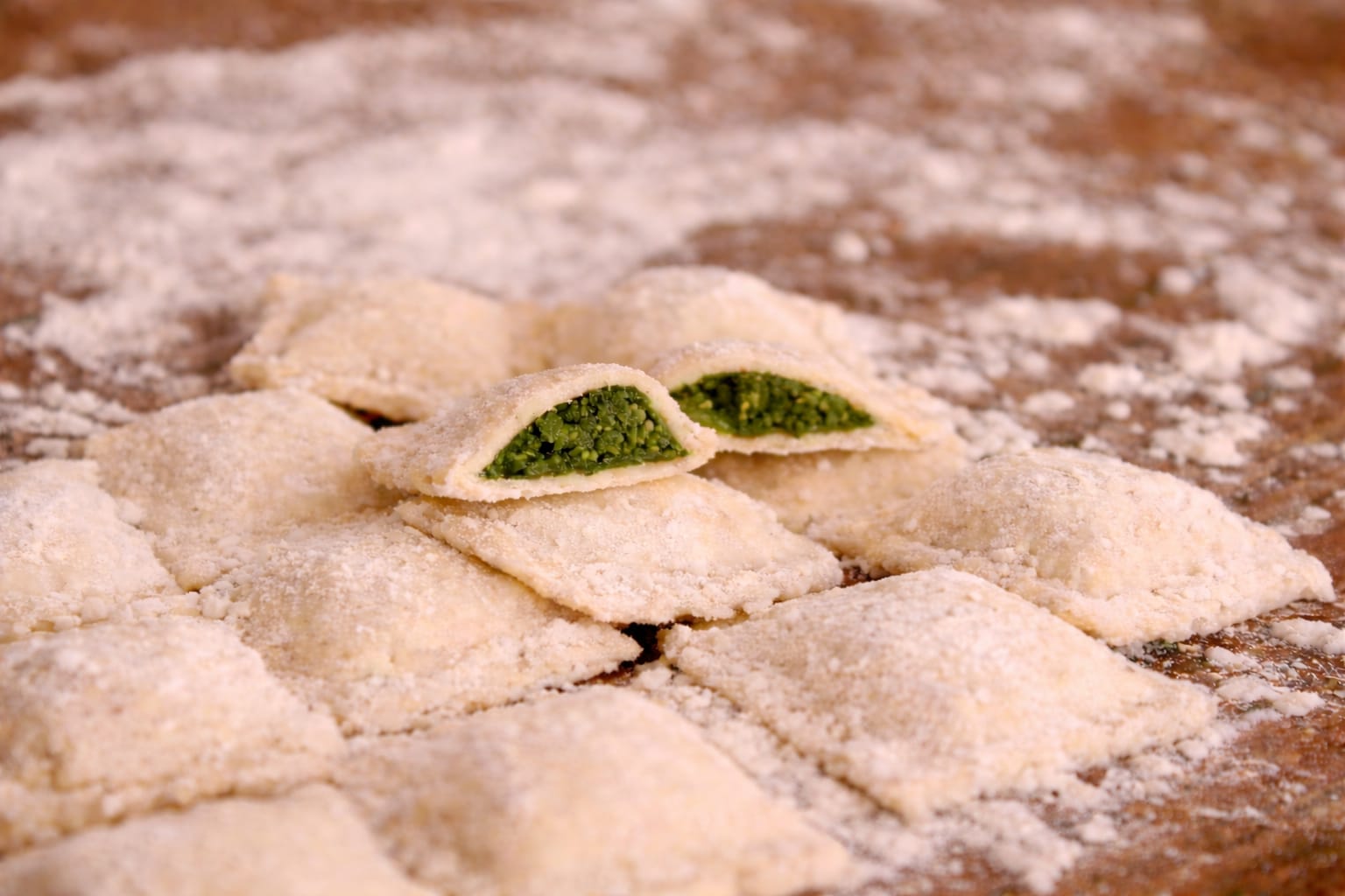 Ravioles espinaca x250g