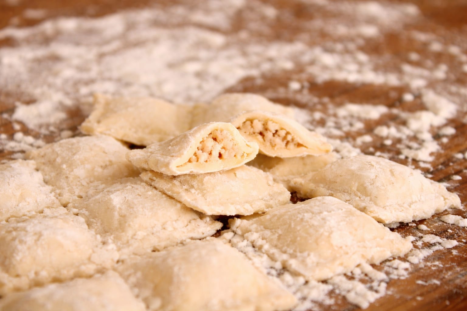 Ravioles de pollo  x250g